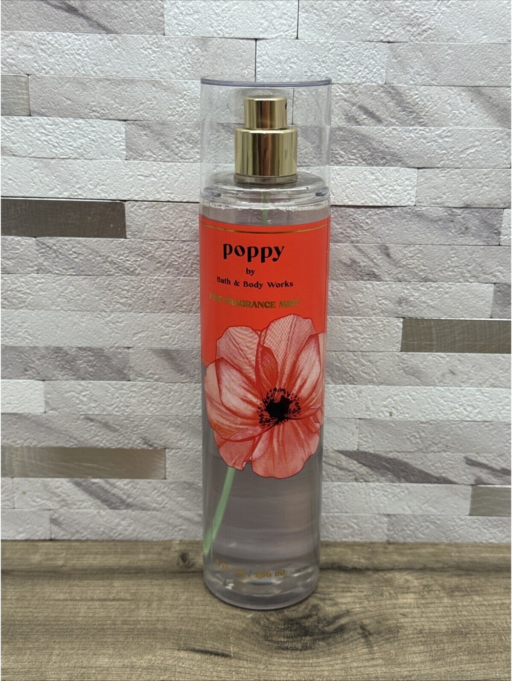 Bath & Body Works POPPY Fine Fragrance Body Mist Perfume Spray 8 Fl oz -RETIRED